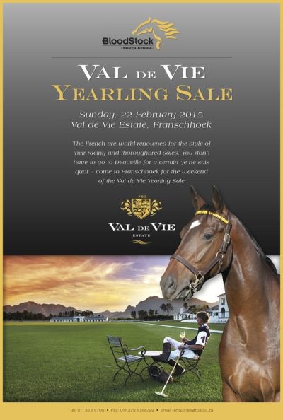 KZN Sires Well Represented On Val De Vie Yearling Sale