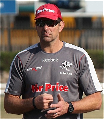 John Plumtree, coach of The Sharks. Image: Michael Marnewick