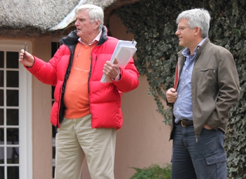 Robin Scott and Peter Gibson giving the introduction. Image: Candiese Marnewick