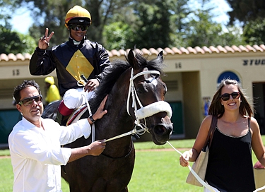 Glinka lead in, after he won at Scottsville on 18 January. Image: Gold Circle