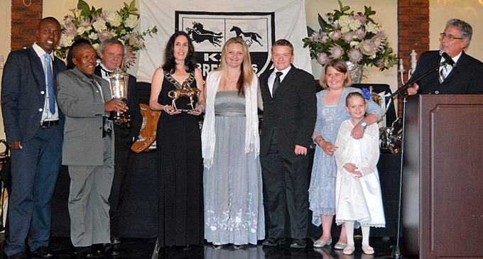 Summerhill Team collecting the Award for Checcetti. Image: Leigh Willson