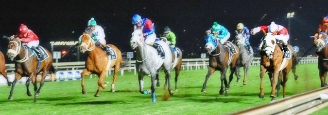Variometer on the far right winning the Gardenia Listed. Image: JC Photos