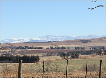 Despite the snow on the mountains, it wasn't THAT cold