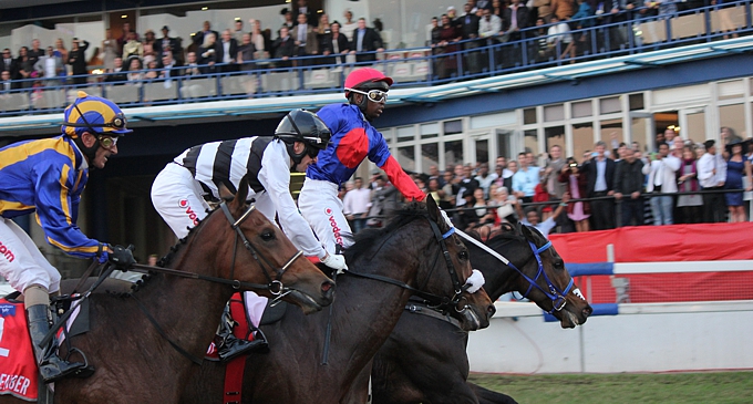 Heavy Metal winning the July with placegetters behind him. Image: Candiese Marnewick