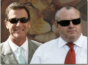 Herman Brown and Mike de Kock. Image: Summerhill Stud